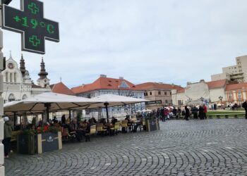 Vreme caldă de afară i-a scos pe timișoreni din case