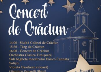 Concert de Crăciun în biserica din satul rotund Charlottenburg