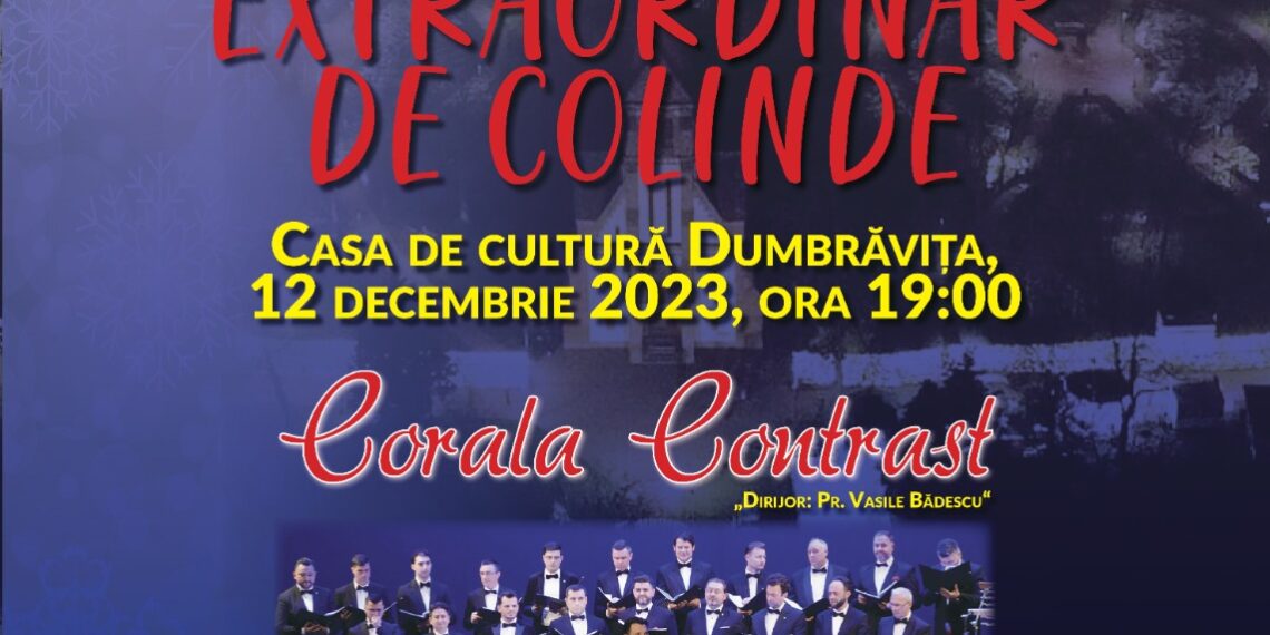 Concert extraordinar de colinde