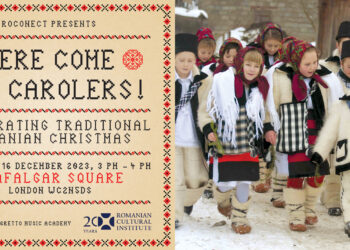Concert de colinde românești în Trafalgar Square