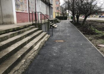 Trotuare reparate pe strada Polonă – proiectul a fost decis de timișoreni