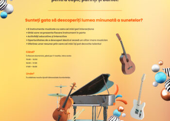 Ora de muzică „altfel” pentru copiii din Dumbrăvița