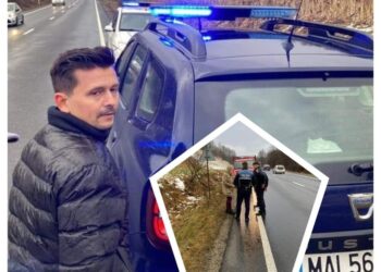 Nu au fost indiferenți! Femeie salvată de polițiștii de frontieră care treceau prin Armeniș