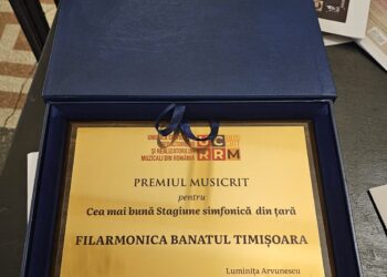 Filarmonica Banatul Timișoara a obținut premiul pentru Cea mai bună Stagiune simfonică din țară