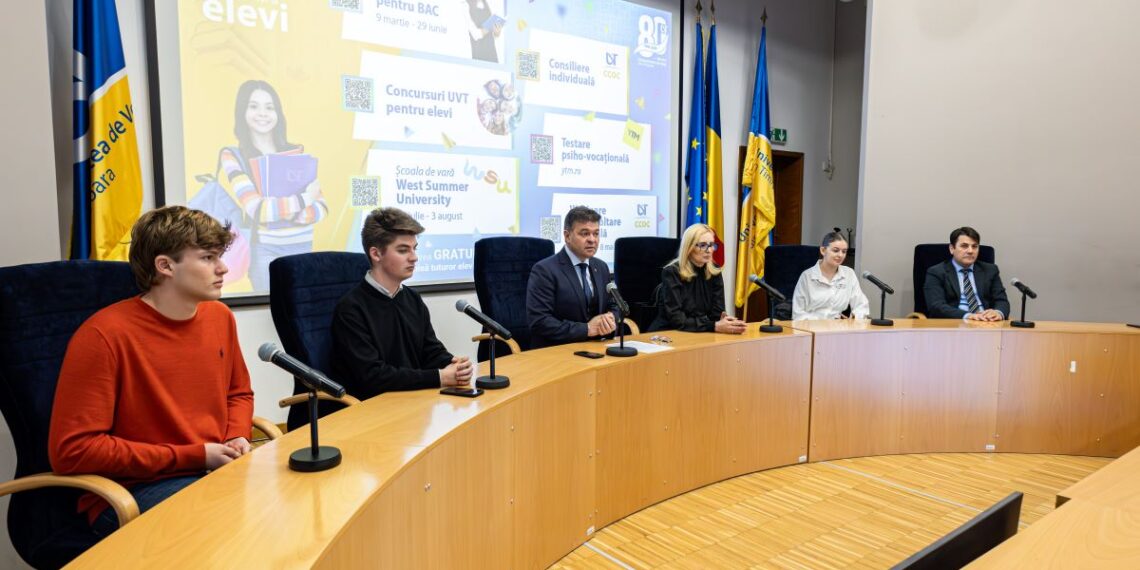 UVT a lansat un amplu program de sprijin dedicat elevilor