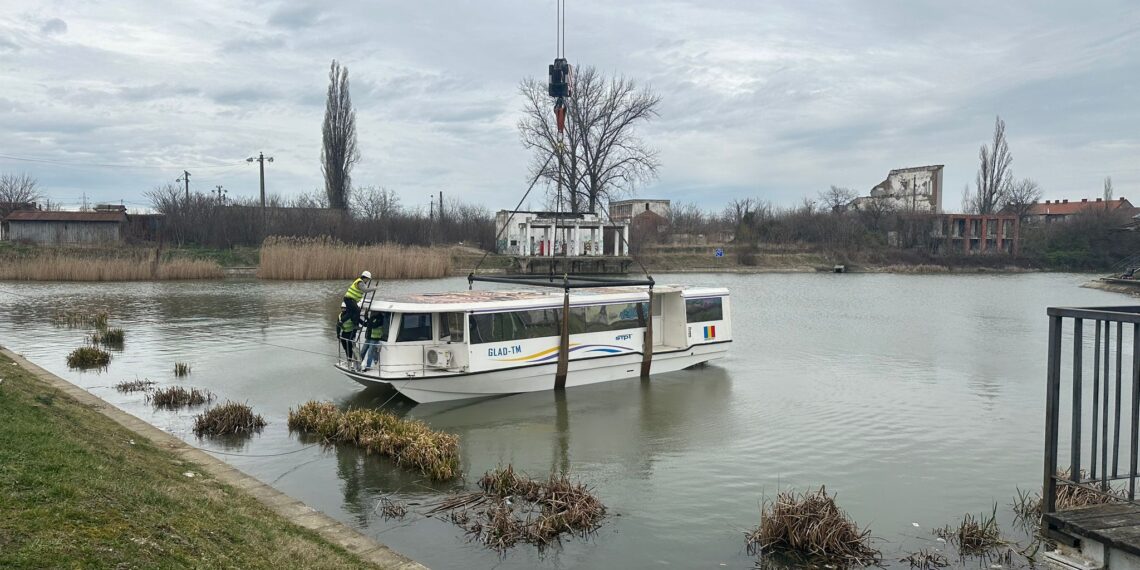 De 1 martie revin și vaporașele pe Bega