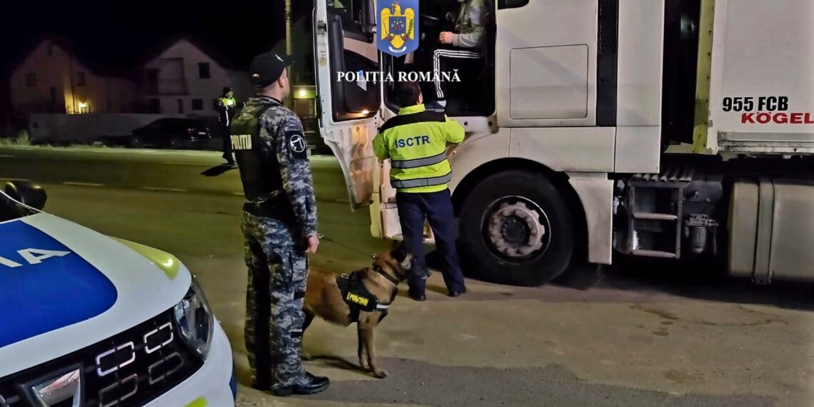 VIDEO Aproape 300 de persoane au fost legitimate. Poliția caută migranți