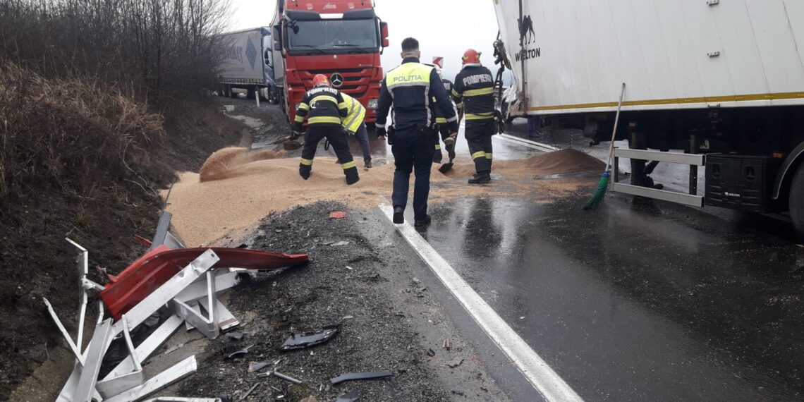 Traficul spre județul Hunedoara, blocat temporar