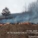 Incendii de vegetație uscată în mai multe localități
