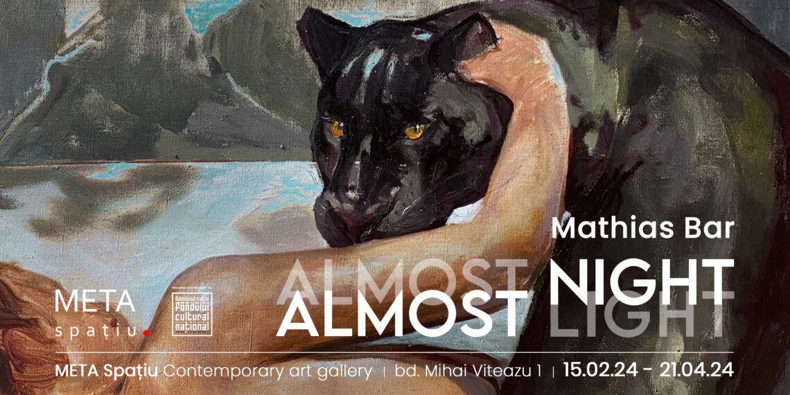 Expoziția Almost night, almost light a lui Mathias Bar, la Galeria de artă contemporană META Spațiu