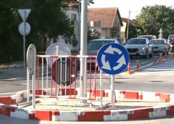 Sensurile giratorii provizorii de la Giroc: două eliminate și două extinse 