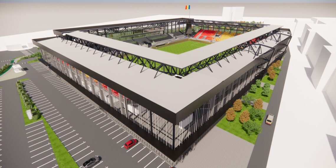 Fritz a semnat autorizația de construire pentru noul Stadion „Arena Eroii Timișoarei” din Calea Buziașului