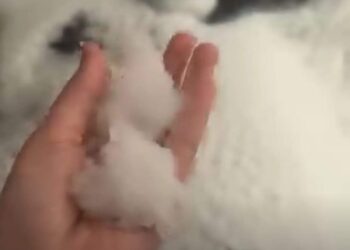 Furtună cu grindină în județul Arad