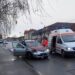 Accident la Lugoj între o ambulanță și o mașină/Video