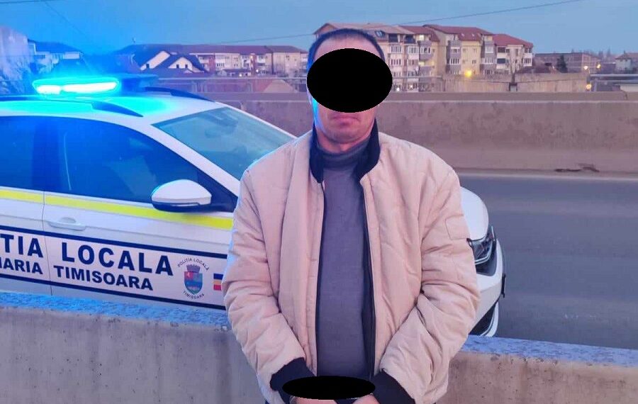 „Viața e grea”- a motivat tentativa de sinucidere un bărbat pe Podul din Șagului. A fost oprit de polițiștii locali