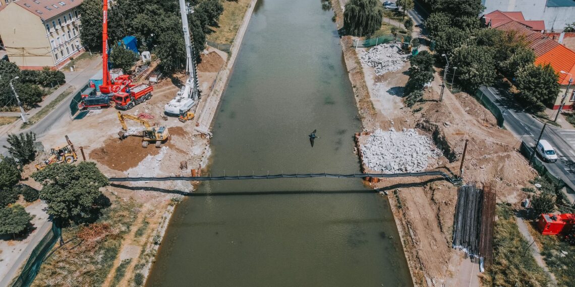 S-a prelungit din nou termenul de finalizare al pasarelei Gelu din Timișoara