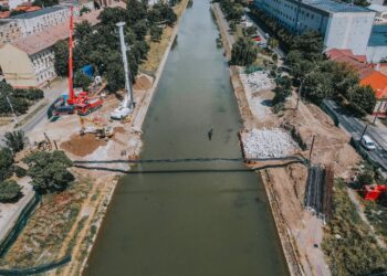 S-a prelungit din nou termenul de finalizare al pasarelei Gelu din Timișoara