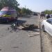 Doua persoane au ajuns la spital în urma unui accident rutier între un motocultor și o mașină
