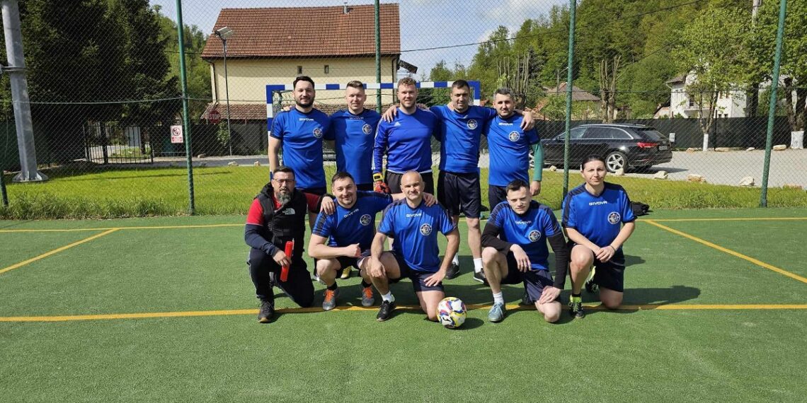 Polițiștii locali timișoreni, pe podium la Turneul de minifotbal de la Moneasa