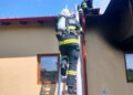Incendiu la Cenad. A fost provocat de o clocitoare depozitată în camera tehnică