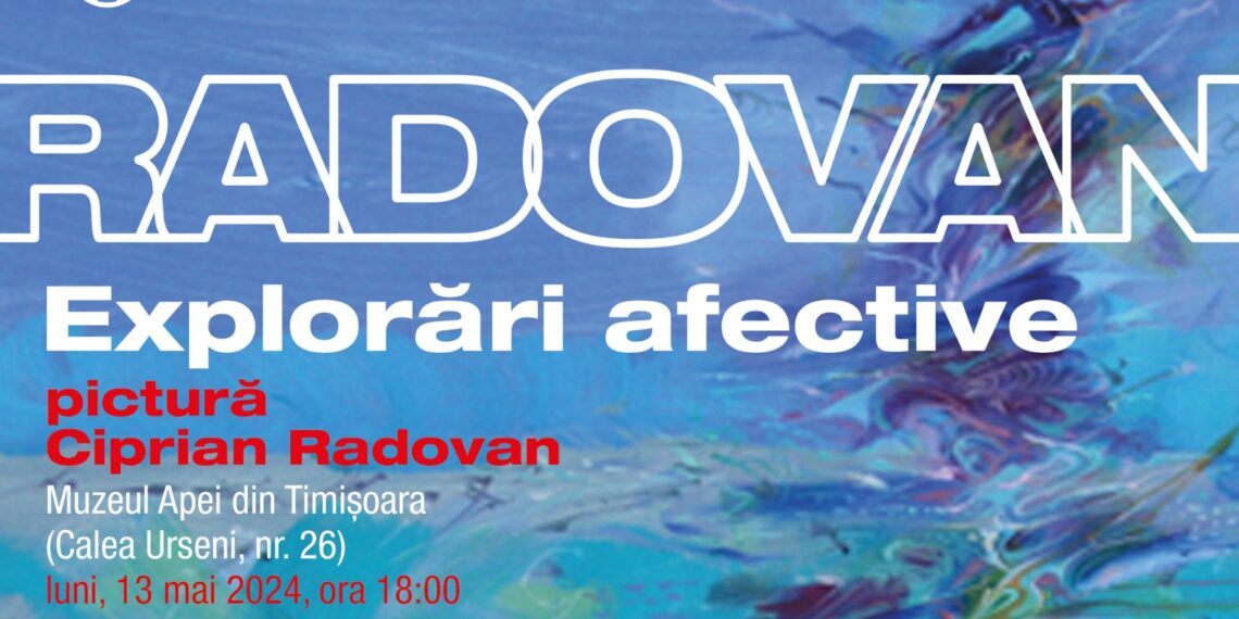 Artistul vizual Ciprian Radovan își expune lucrările la Muzeul Apei din Timișoara