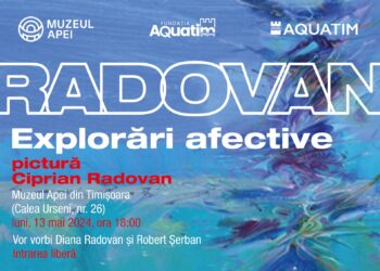 Artistul vizual Ciprian Radovan își expune lucrările la Muzeul Apei din Timișoara