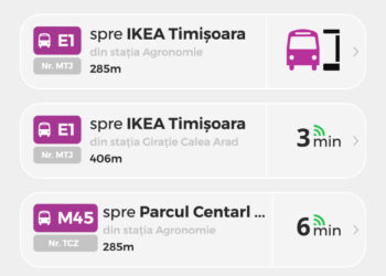 Sistem integrat GPS pe mijloacele de transport în comun din Timișoara. Cum vor fi ajutați călătorii