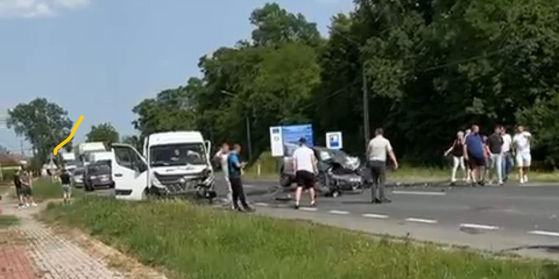 Accident în dreptul localității Remetea Mare