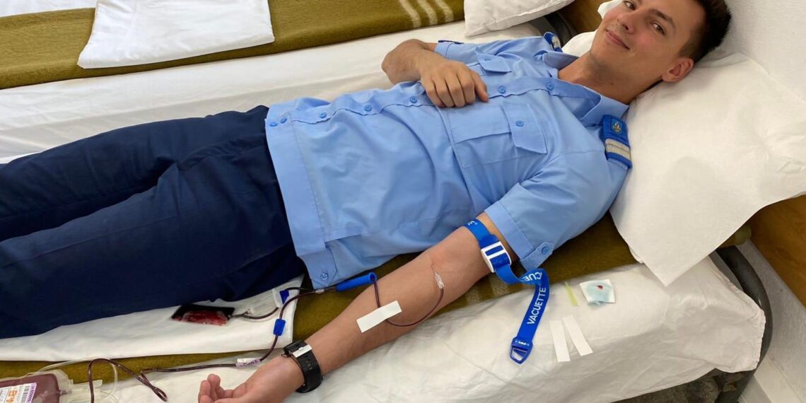 Jandarmii arădeni au donat sânge