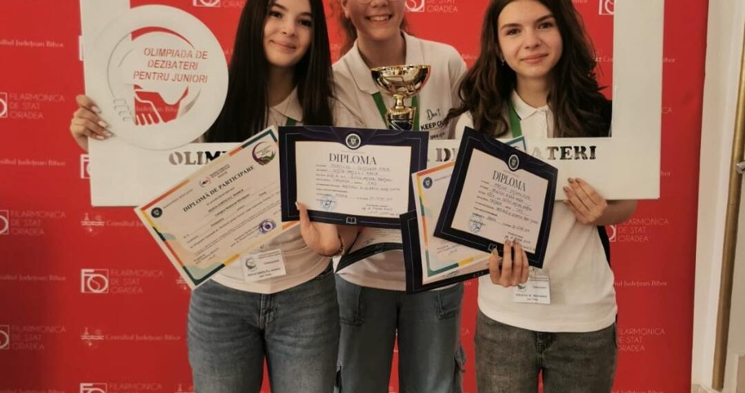 Premiul I la faza națională la Olimpiada de Dezbateri Juniori, adus la Timișoara de Colegiul Național Bănățean