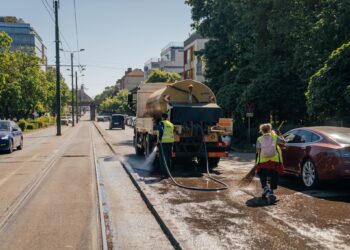 La Timișoara continuă programul „Curățenie până la bordură”