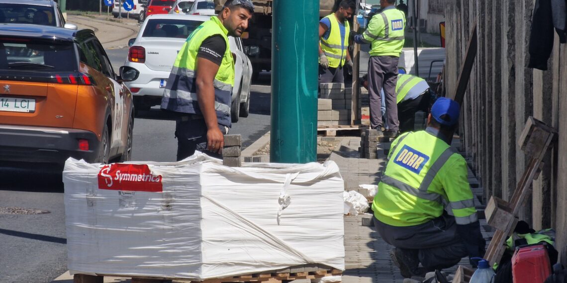 Calea Stan Vidrighin, în ultima etapă de modernizare/Foto