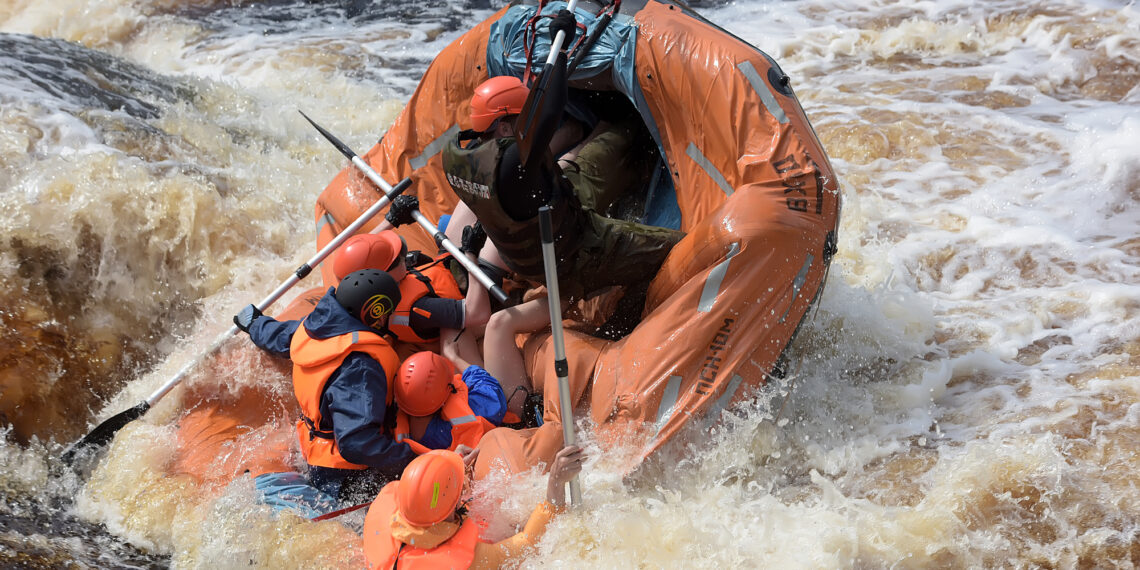 Rafting pe cod portocaliu de furtună. Apel de urgență în Caraș – Severin