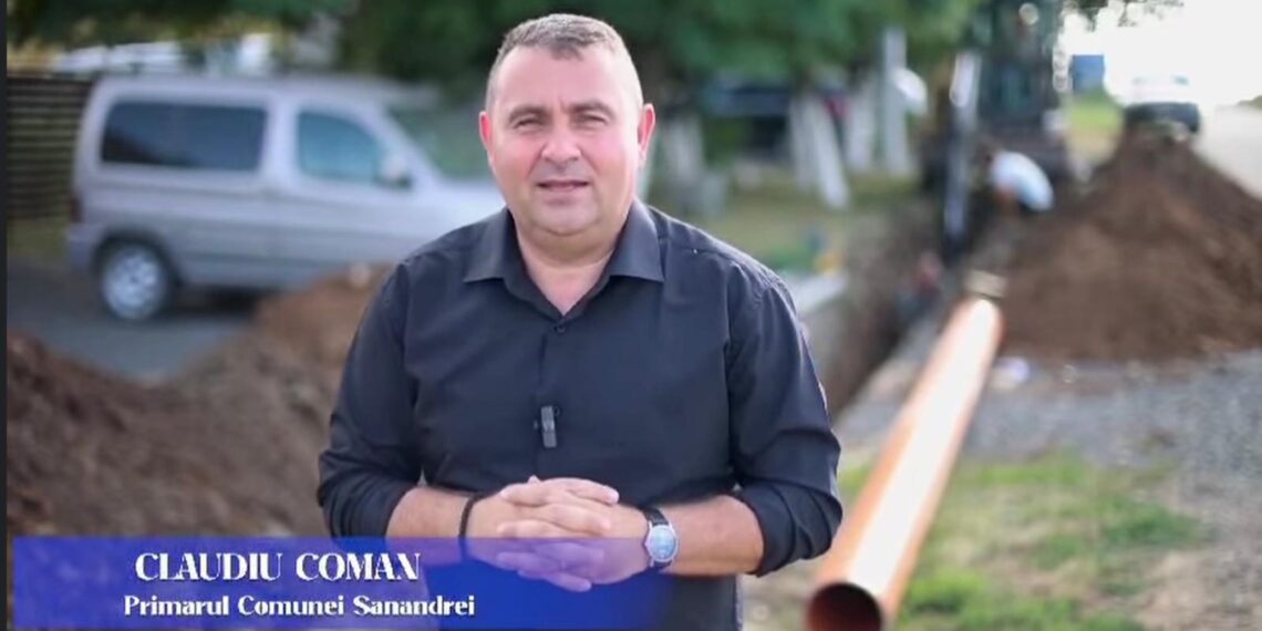 După alegeri, direct pe șantier. Edilul șef de la Sânandrei nu pierde vremea