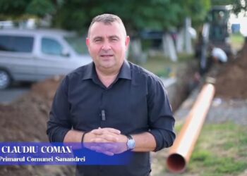 După alegeri, direct pe șantier. Edilul șef de la Sânandrei nu pierde vremea