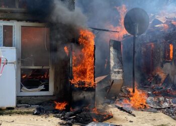 Incendiu la o casă din Dognecea