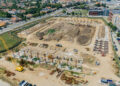 Fundațiile noului stadion construit în Calea Buziașului sunt aproape gata/Foto