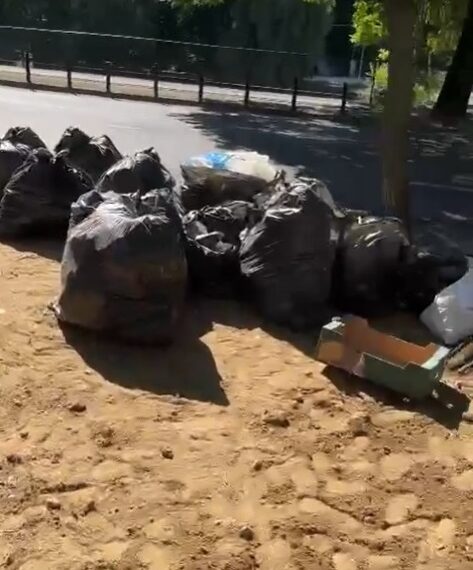 Acțiuni ale polițiștilor locali pentru prevenirea abandonului de deșeuri