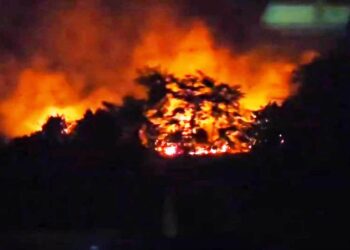 Incendiu devastator la Lipova. Flăcările, vizibile de la distanță, stârnesc panică în rândul locuitorilor