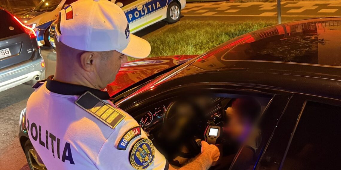 Aproape 500 de mașini oprite într-o razie de agenții de la Rutieră în Timișoara/Video