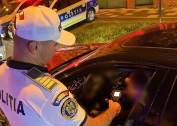 Aproape 500 de mașini oprite într-o razie de agenții de la Rutieră în Timișoara/Video