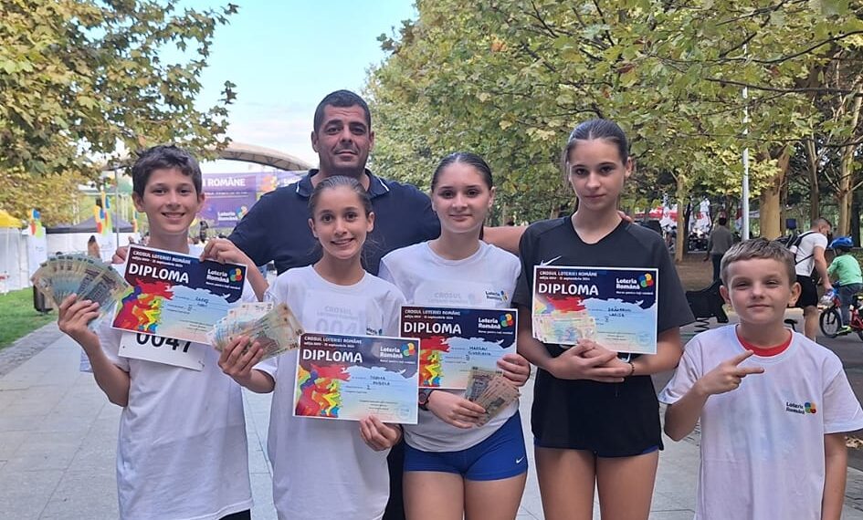 Performanțe de excepție ale sportivilor din comuna Moravița la Crosul Loteriei Române din București