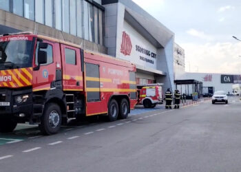 Incendiu la un mall din Timișoara
