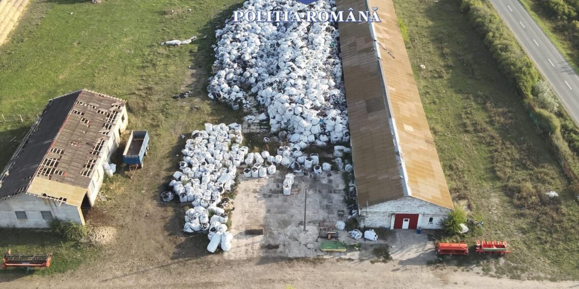Peste 600 de tone de deșeuri periculoase, descoperite de polițiști