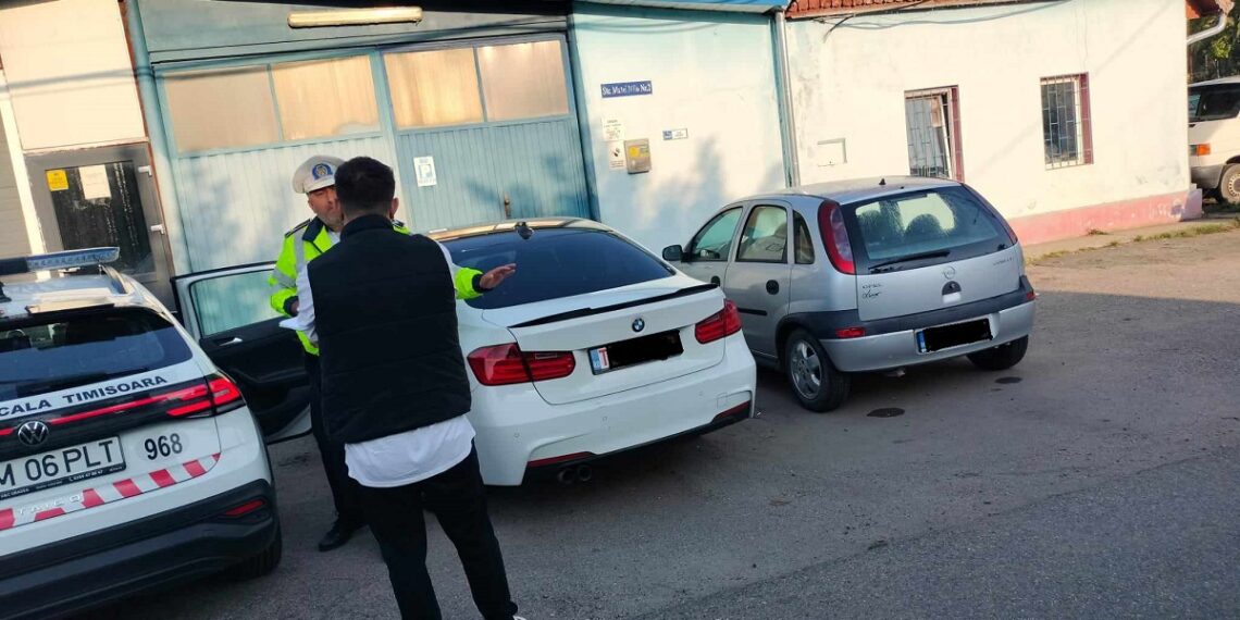 Bărbat depistat de polițiștii locali din Timișoara în ofsaid
