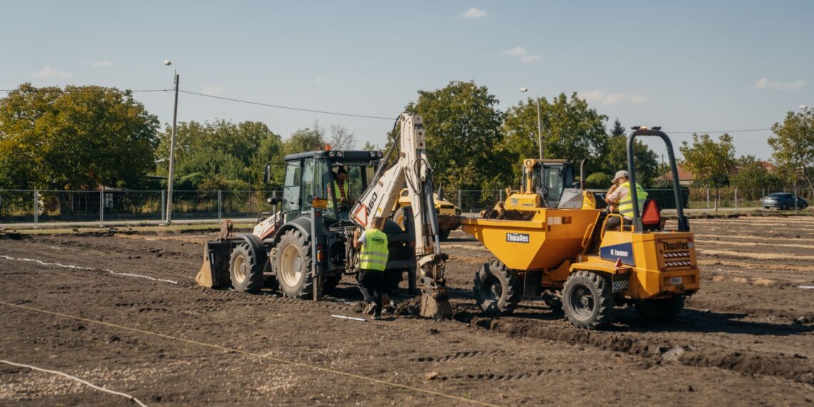 Noua bază sportivă din Ronaț-Mehala prinde contur