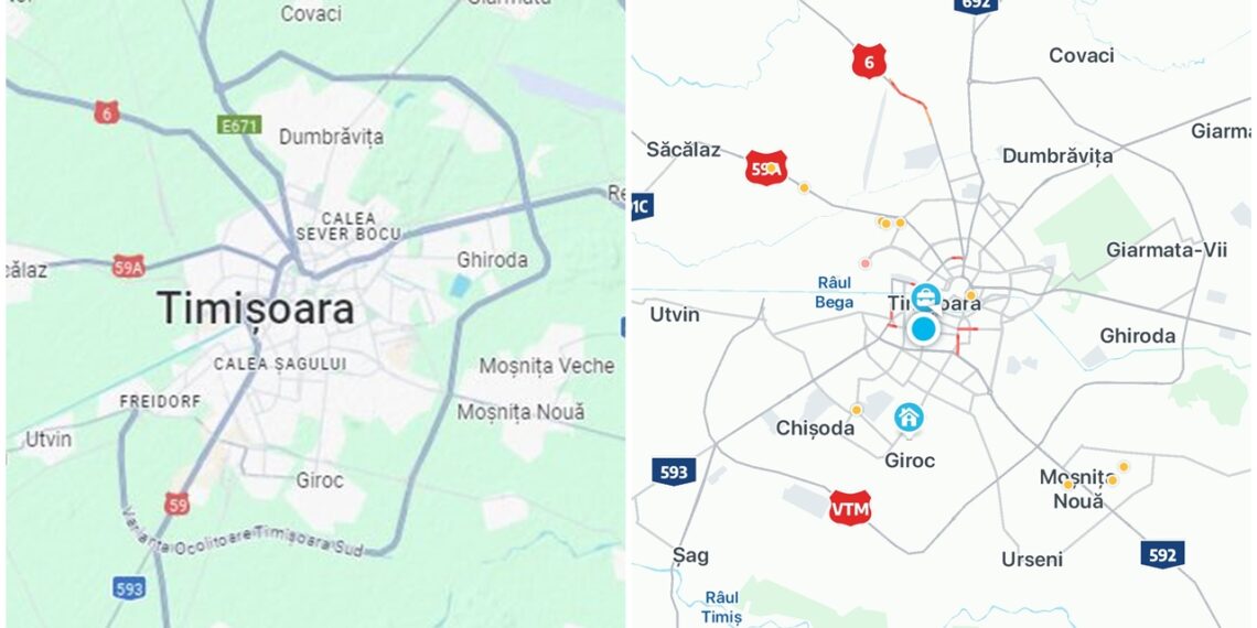 Centura de Sud a Timișoarei e și pe GPS