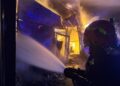Incendiu cu pagube materiale mari la Dumbrăvița/Video