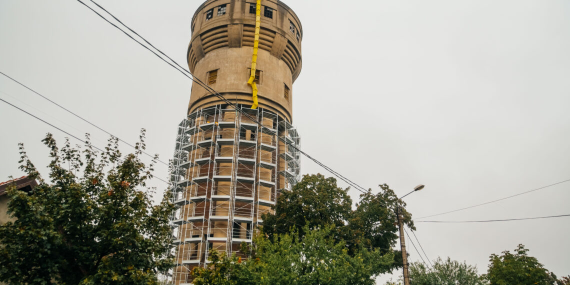 Transformarea Turnului de Apă din Iosefin în centru cultural și turistic, în plină desfășurare/Foto