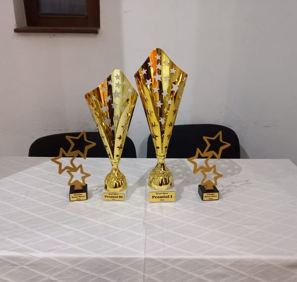 Ansamblul folcloric si orchestra din Comloșu Mare, pe podiumul unui show de talente